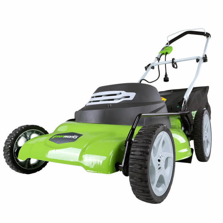 greenworks electric lawn mower